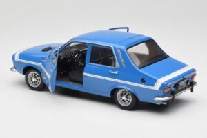 Renault 12 Gordini Zils Solido 1:18 8188 Metāls — attēls 5 no 8