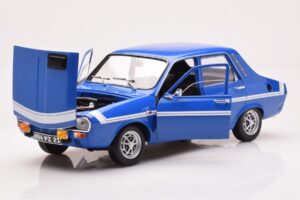 Renault 12 Gordini Bez Bamperiem Bleu de France Norev 1:18 185248 Metāls — attēls 2 no 8