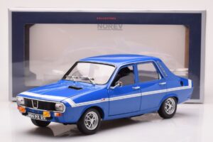 Renault 12 Gordini Bez Bamperiem Bleu de France Norev 1:18 185248 Metāls — attēls 8 no 8