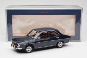 Renault 12 TS Tumši Zils Norev 1:18 185214 Metāls — attēls 8 no 8