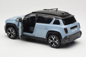 Renault 4 E-Tech Electric Cloud Blue Norev 1:18 185521 Metāls — attēls 5 no 8