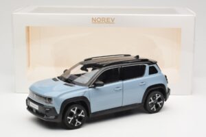Renault 4 E-Tech Electric Cloud Blue Norev 1:18 185521 Metāls — attēls 8 no 8