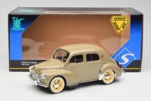 Renault 4CV Berline Gris Ardoise Solido 1:18 8059 Metāls — attēls 8 no 8