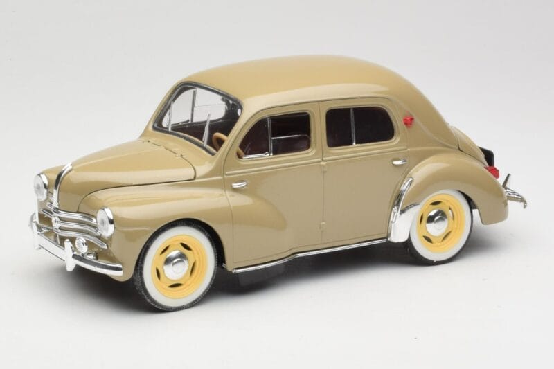 Renault 4CV Berline Gris Ardoise Solido 1:18 8059 Metāls