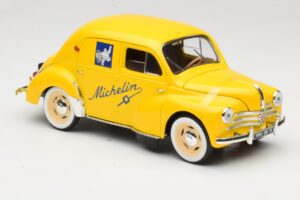 Renault 4CV Michelin Yellow Solido 1:18 82002 Metāls — attēls 4 no 6
