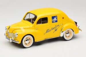 Renault 4CV Michelin Yellow Solido 1:18 82002 Metāls