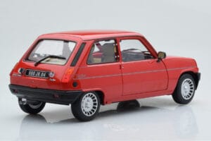 Renault 5 Alpine Turbo Sarkans Norev 1:18 185243 Metāls — attēls 4 no 8