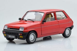 Renault 5 Alpine Turbo Sarkans Norev 1:18 185243 Metāls