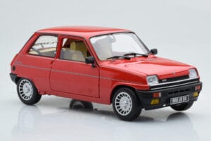 Renault 5 Alpine Turbo Sarkans Norev 1:18 185243 Metāls — attēls 6 no 8