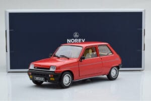 Renault 5 Alpine Turbo Sarkans Norev 1:18 185243 Metāls — attēls 8 no 8