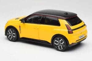 Renault 5 E-Tech Pop Dzeltens & Melns Norev 1:18 185500 Metāls — attēls 3 no 8