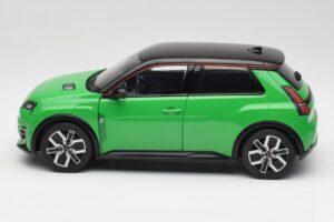 Renault 5 E-Tech Electric Pop Zaļš & Melns Norev 1:18 185502 Metāls — attēls 4 no 8