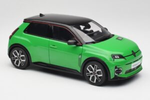 Renault 5 E-Tech Electric Pop Zaļš & Melns Norev 1:18 185502 Metāls — attēls 6 no 8