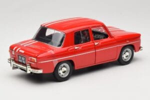 Renault 8 Gordini Sarkans Solido 1:18 9018-M1 Metāls — attēls 3 no 8