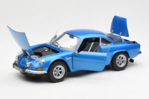 Alpine A110 1600 SC Zils Kyosho 1:18 08482BL Metāls — attēls 2 no 8