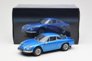 Alpine A110 1600 SC Zils Kyosho 1:18 08482BL Metāls — attēls 8 no 8