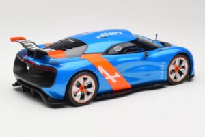 Alpine A110-50 Zils & Oranžs Norev 1:18 185147 Metāls — attēls 2 no 6