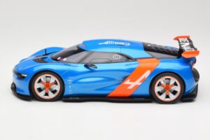 Alpine A110-50 Zils & Oranžs Norev 1:18 185147 Metāls — attēls 3 no 6
