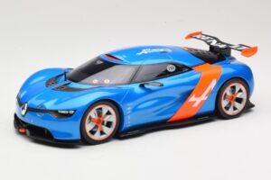 Alpine A110-50 Zils & Oranžs Norev 1:18 185147 Metāls