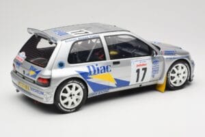 Renault Clio Maxi #17 J. Ragnotti / G. Thimonier Tour de Corse 1995 Otto 1:12 G090 Sveķi — attēls 2 no 6