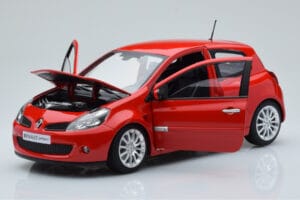 Renault Clio RS III Toro Sarkans Norev 1:18 185252 Metāls — attēls 2 no 8