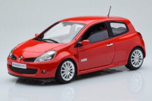 Renault Clio RS III Toro Sarkans Norev 1:18 185252 Metāls