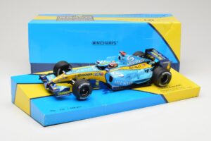 Renault R25 #5 F. Alonso Brazilian GP F1 World Champion 2005 Minichamps 1:18 147051705-R1 Metāls — attēls 8 no 8