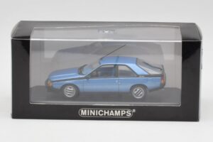 Renault Fuego Zils Metaliks Minichamps 1:43 400113520 Metāls — attēls 4 no 4