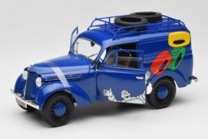 Renault Juvaquatre Michelin Blue Solido 1:18 82008 Metāls — attēls 2 no 8