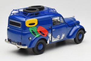 Renault Juvaquatre Michelin Blue Solido 1:18 82008 Metāls — attēls 3 no 8
