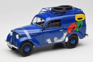Renault Juvaquatre Michelin Blue Solido 1:18 82008 Metāls