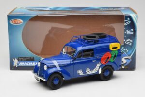 Renault Juvaquatre Michelin Blue Solido 1:18 82008 Metāls — attēls 8 no 8