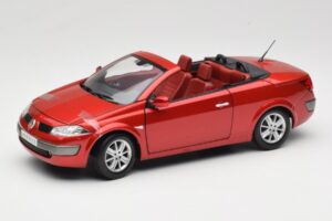 Renault Megane Mk1 CC Sarkans Solido 1:18 8152 Metāls
