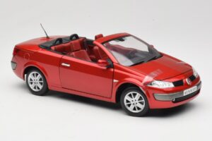 Renault Megane Mk1 CC Sarkans Solido 1:18 8152 Metāls — attēls 6 no 8