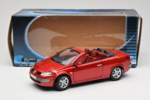 Renault Megane Mk1 CC Sarkans Solido 1:18 8152 Metāls — attēls 8 no 8