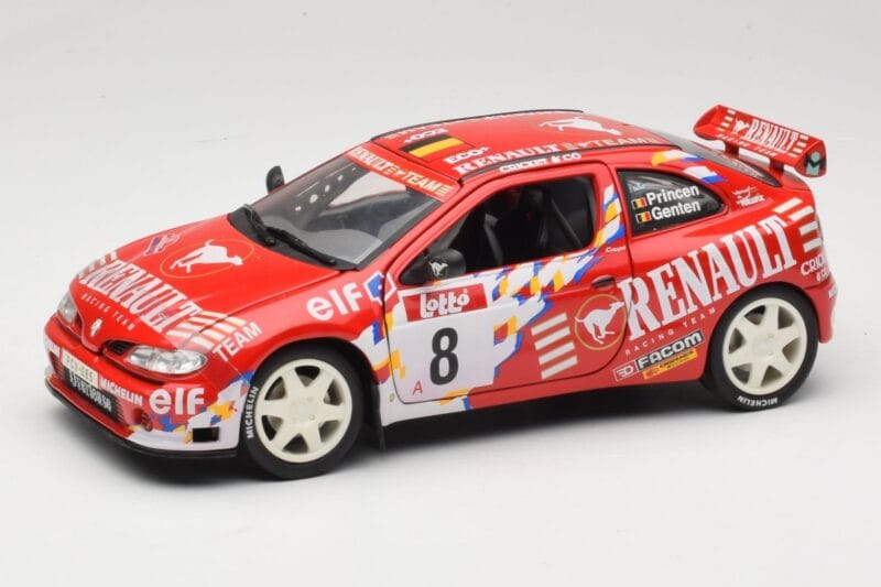 Renault Megane Maxi #8 M. Princen / C. Genten 1997 Solido 1:18 3771 Metāls