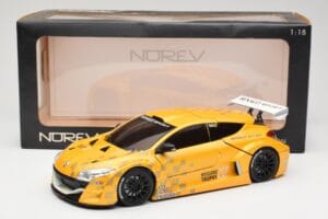 Renault Megane Trophy Showcar Dzeltens Eurocup Megane Trophy 2011 Norev 1:18 185109 Metāls — attēls 8 no 8
