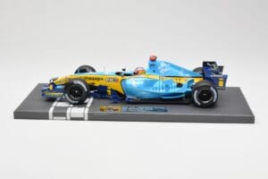 Renault R25 #5 F. Alonso 2nd Place British GP 2005 Minichamps 1:18 117051105 Metāls