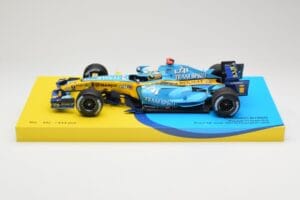 Renault R26 #1 F. Alonso F1 World Champion Brazilian GP 2006 Minichamps 1:18 147061801 Metāls