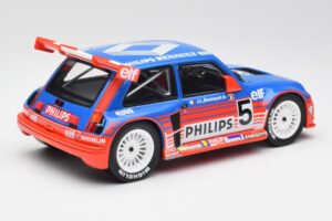 Renault R5 Maxi Turbo #5 Philips J-L. Busquet Superproduction 1987 Otto 1:18 OT1094 Sveķi — attēls 2 no 6