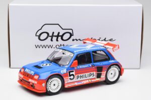 Renault R5 Maxi Turbo #5 Philips J-L. Busquet Superproduction 1987 Otto 1:18 OT1094 Sveķi — attēls 6 no 6