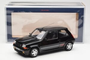Renault Super 5 GT Turbo Phase 2 Melns Norev 1:18 185244 Metāls — attēls 8 no 8