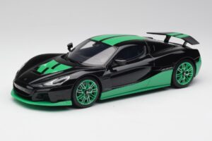 Rimac Nevera Record Monochrome Melns GT Spirit 1:18 GT916 Sveķi