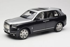 Rolls-Royce Cullinan Melns & Sudrabs OEM 1:18 ROLLS001 Metāls