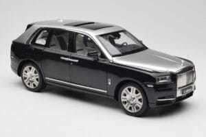 Rolls-Royce Cullinan Melns & Sudrabs OEM 1:18 ROLLS001 Metāls — attēls 6 no 8