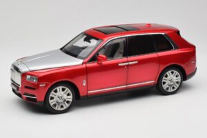 Rolls-Royce Cullinan Sarkans Ar Shadow Wheels OEM 1:18 028-18A Metāls