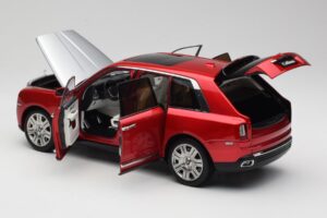 Rolls-Royce Cullinan Sarkans Ar Shadow Wheels OEM 1:18 028-18A Metāls — attēls 5 no 8