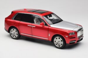 Rolls-Royce Cullinan Sarkans Ar Shadow Wheels OEM 1:18 028-18A Metāls — attēls 6 no 8