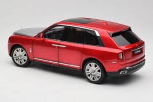 Rolls-Royce Cullinan Sarkans Ar Shadow Wheels OEM 1:18 028-18A Metāls — attēls 7 no 8