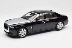Rolls-Royce Ghost Melns & Sudrabs Kyosho 1:18 008802BKS2 Metāls